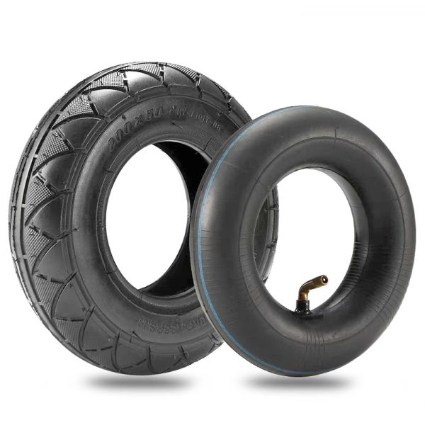 Roue de pneu de trottinette électrique Mini véhicule électrique 200*50 Accessoires de pneu Pièces de rechange de haute qualité 200X50 Intérieur 8 pouces Noir