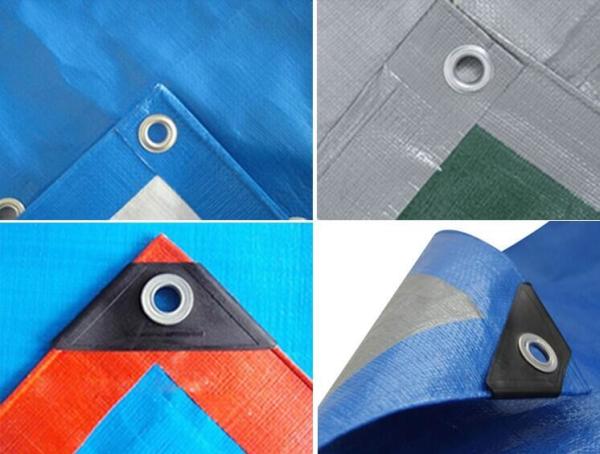 Waterproof Tarpaulin Sheet , Plastic Woven Polyethylene Laminated PE Tarpaulin Roll