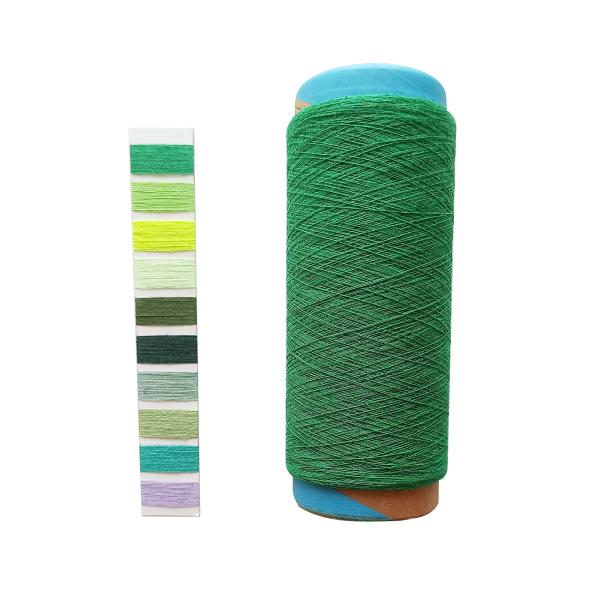 Ne20/1 Fils de coton recyclés Polyester mélangé de coton recyclés Fils pour chaussettes