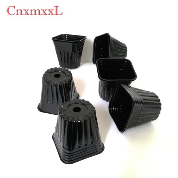 Пластиковые баки питомника цветка орхидеи гидропоники баков питомника цветочного горшка 1gallon