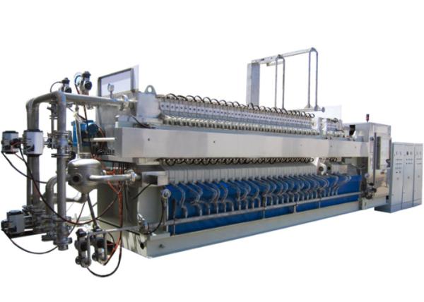 30mm Cake Chamber Press Filter Small Foot Print Filter Presses For Sludge Treatment
