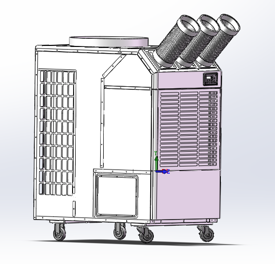 WX180 Refroidisseur de point portable Climatiseur industriel portable Grande capacité de refroidissement