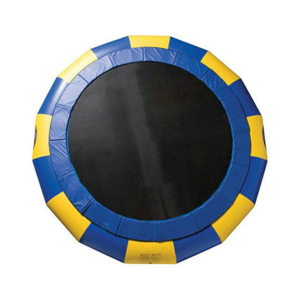 Yellow Inflatable Water Park Toys / Outdoor Inflatable Water Trampoline 5.2*5.2*0.9M
