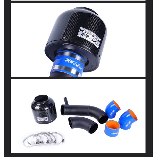 Golf Mk6 R20 Углеродные волокна воздухозабор компактный с авиационной алюминиевой трубкой