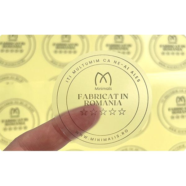Customized OEM 5ml 10ml High Quality Waterproof Small Vial Sticker Packaging Label for Laboratory Use
