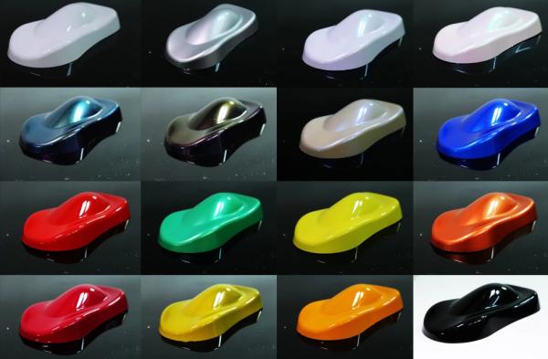 Material metálico sortido da resina acrílica de resistência de água da pintura do carro da cor 1K