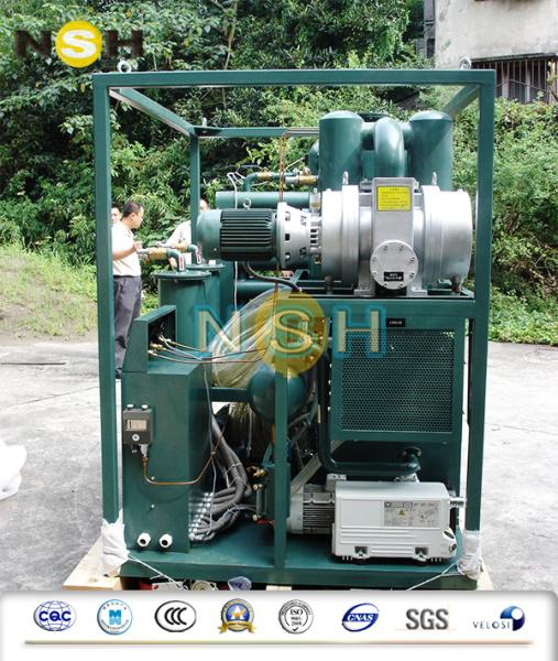 A máquina da purificação de óleo do transformador da desidratação, remove a fábrica de tratamento do óleo do transformador da umidade