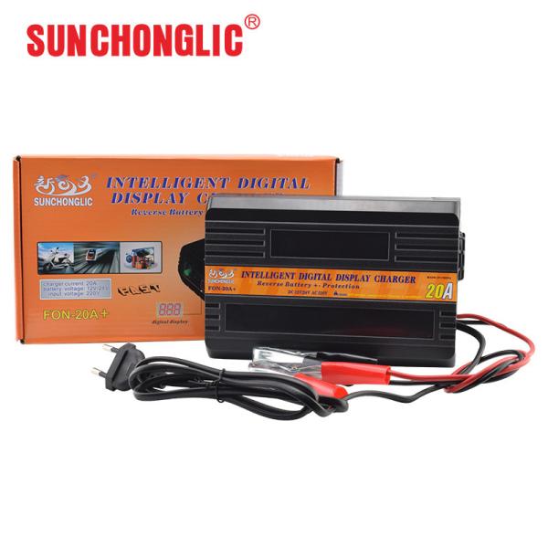 20A Automatic 220 Volt Car Battery Charger Temperature Control Digital Display