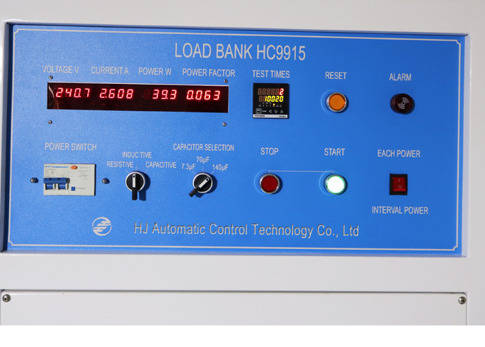 Банк нагрузки 10KW 300V для внешне Ballasted лампы нагружает испытательное оборудование IEC