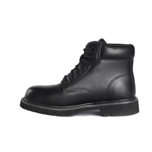 Steel Toe Lace Up Unisex Rubber Sole Shock Absorbing Insole Sport Safety Shoes