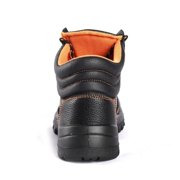 Unisex Genuine Leather Breathable Footwear With Heat Resistant/Oil Resistant PU/PU Outsole Safety Shoes