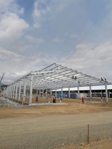 Prefab Light Steel Structure Poultry House Galvanized Steel Frame Chicken Coop