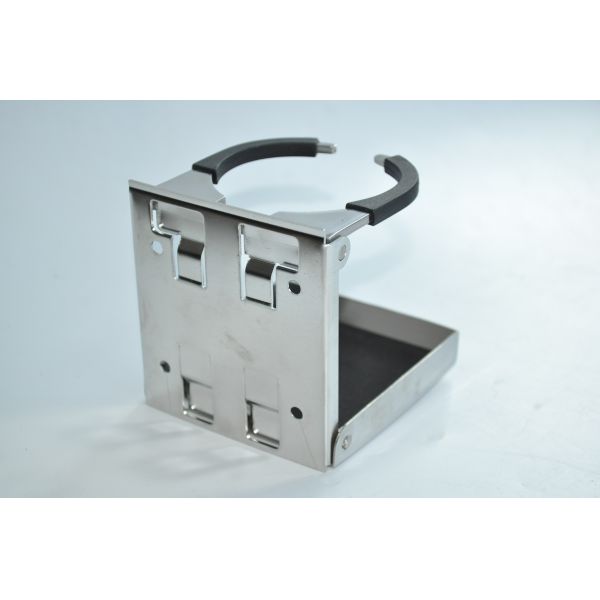 Stainless Steel AISI 316 Folding Cup Drink Holder Marine Boat Truck RV