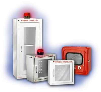 Wireless AED First Aid Wall Cabinet Customized Color With Alarm System