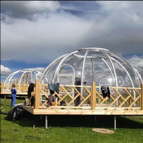 Experience the Outdoors in Comfort with Our Inflatable Bubble House Yurt Room