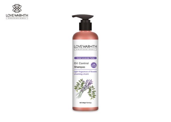 Oil Control Shampoo And Conditioner 500ml Volume Light Lavender Flower Fragrance