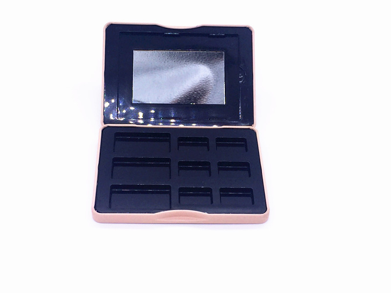 Rectangle Naked Palette  Naked 3 Eyeshadow Tin Gift Box With Embossing