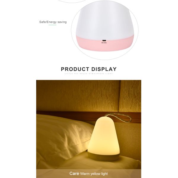 Kingda 0.8w Bedroom LED Night Light Seven Colors Adjusted Eye Protection