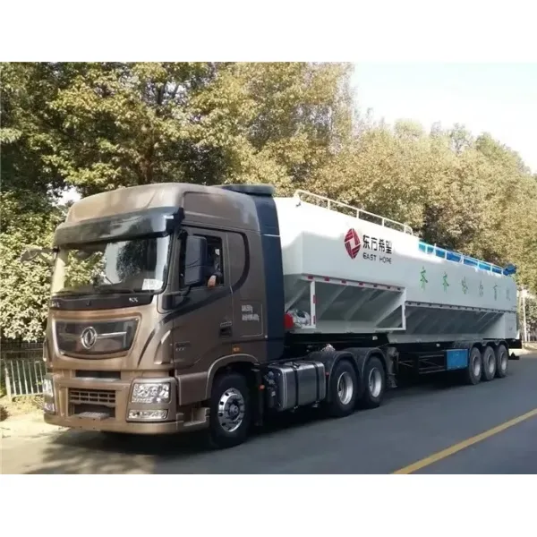 Premium Hydraulic Discharge Feed Semi-Trailer for Bulk Transport