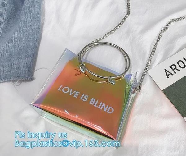 Fashion Women handbag Transparent PVC Clear Beach single shoulder bag,woman handbag, PVC handbag ladies women tote bag