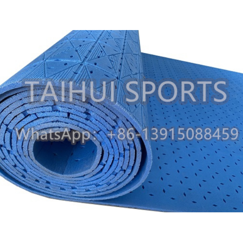 Underlay Shock Pad 8mm 10mm 12mm with Fleece under Artificial Grass for Soccer FIFA Field