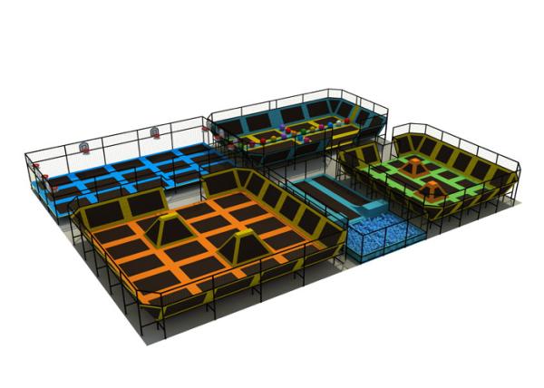 Indoor Fitness Foam Kids Trampoline Park