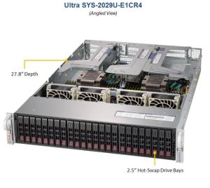 2U SuperServer Supermicro Data Storage Server SYS-2029U-E1CR4 SYS-2029U-E1CRT