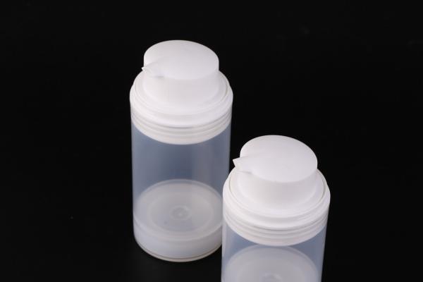 Garrafa vazia da fundação do bloco 50ml PP de Sun com leite hidratando UKA18 da bomba 50ml 80ml 100ml