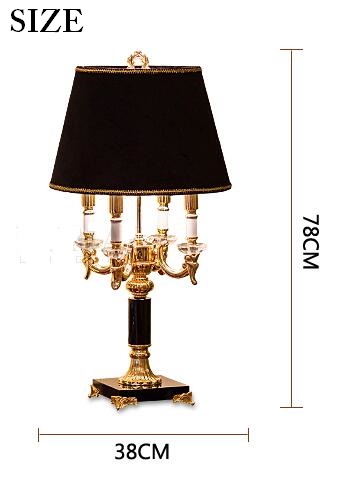 Luxury K9 big black crystal table lamp Fashion crystal table lamps(WH-MTB-123)