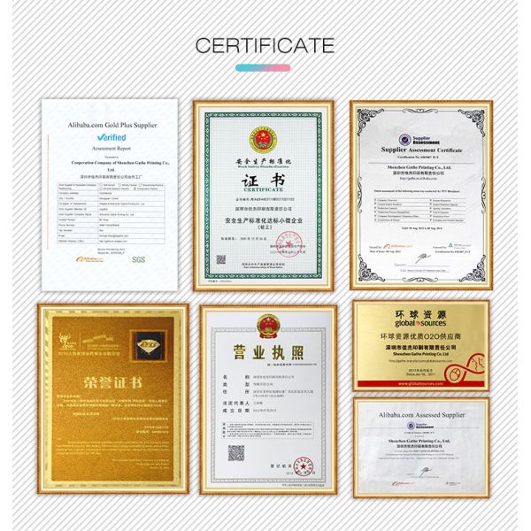 Caixa de empacotamento do cartão da gaveta com seda para a joia ou o pacote cosmético