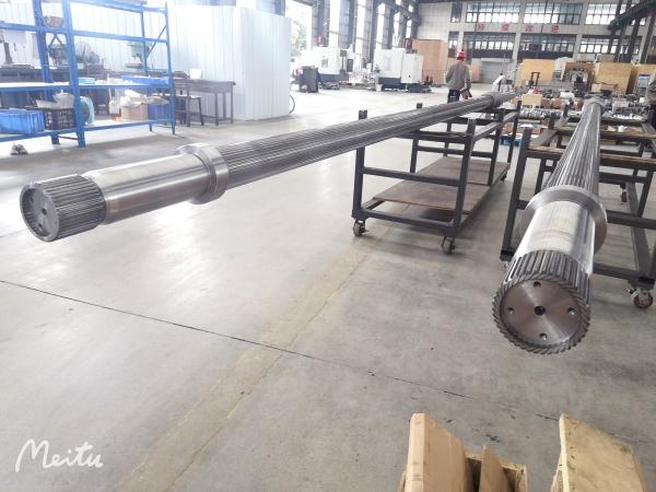 Eixo petroquímica da extrusora para o material alto do eixo 1,2343 do parafuso do torque de Alemanha 250