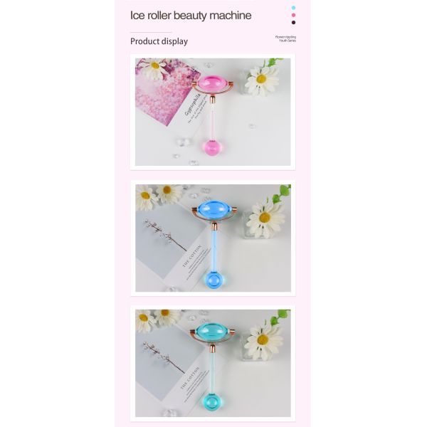 Ice Globes Roller Face Massager for Anti-Aging and Eye Puffiness Reduction Keeping Youthful Skin Tone