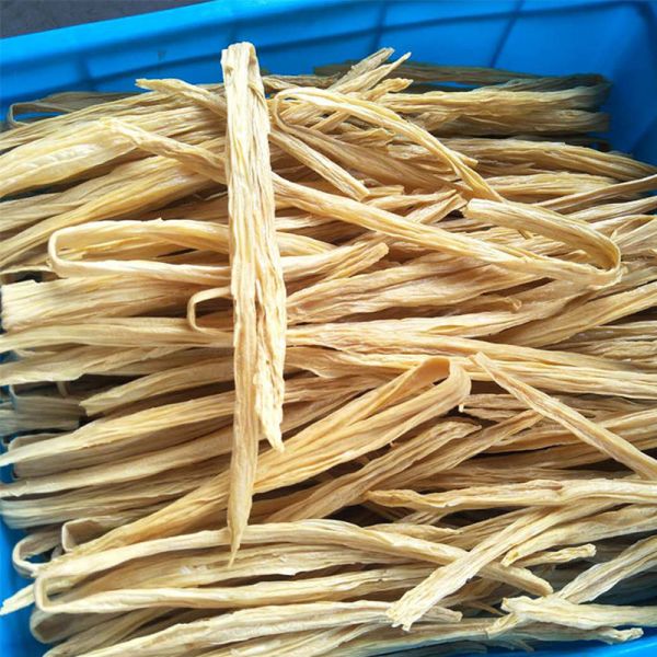 Wholesale 100% Organic Natural Dry Food Soybean Stick Fuzhu Yuba Class a Dried Bean Curd Toufu Skin Price