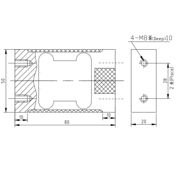 High Precision and Stable Strain Gauge Load Cell for Rated Temperature Range -10~ 60 C