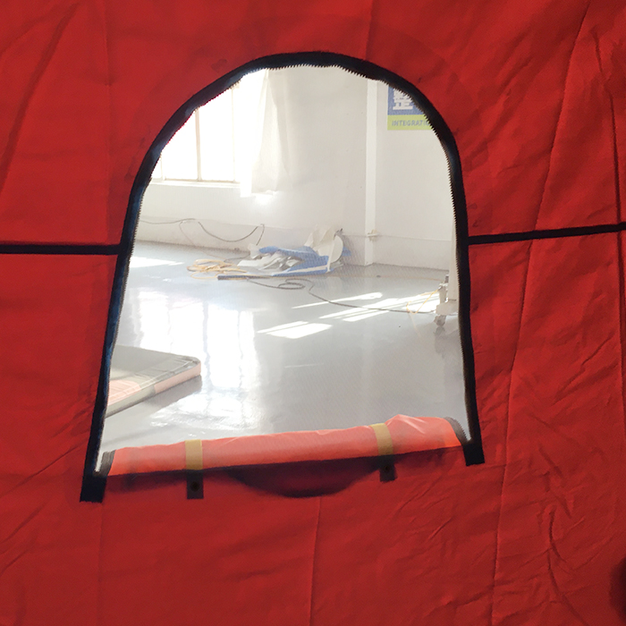Roof Top Inflatable Tent with Skylight Four-Season Double Layer Camping Shelter PVC Material Custom Logo Custom Size