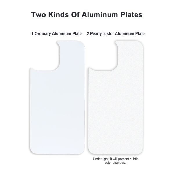 Capa de teléfono de sublimación de placa de aluminio anti resbalón para iPhone16 Samsung S25 Ultra