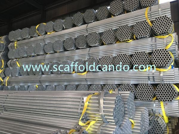 6000mm * 48.3mmO.D scaffolding steel pipe, galvanized tube, black pipe, painted tube Q235 with high safety ability