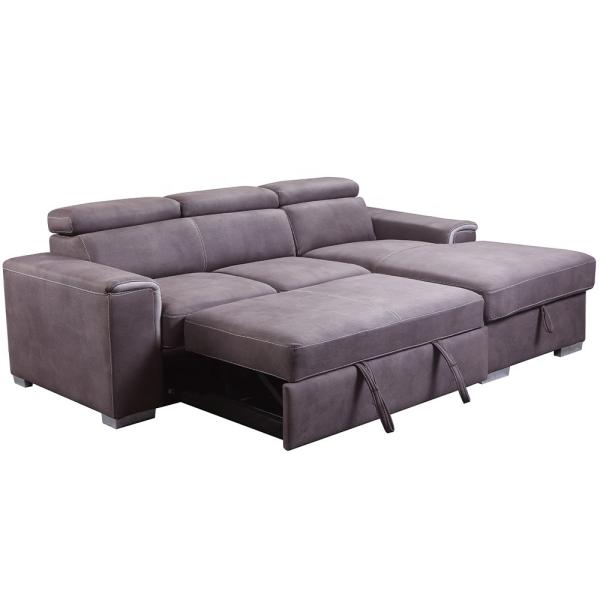 Multipurpose Pull Out Sectional Couch Bed Practical For Living Room
