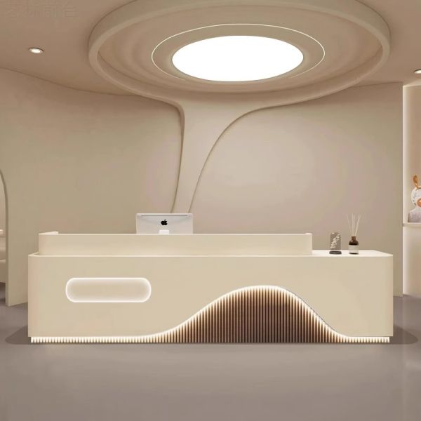 Durable New Function Restaurant Bar Counter Office Design Coffee Fast Food Shop Cashier Reception