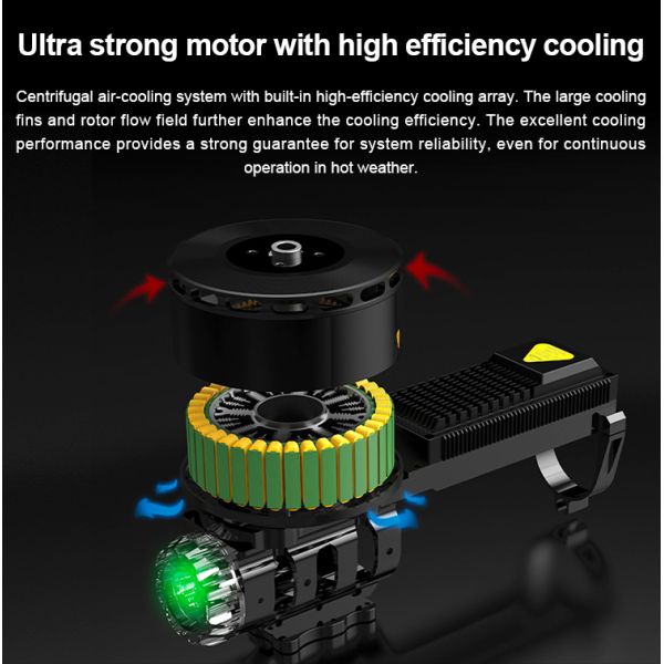 15kg Freight Capacity Professional Carrier Drone with Drop Thrower and 1000 Nits Display