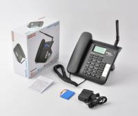 Téléphone sans fil multi de la langue CDMA de CDMA 450MHz de téléphone noir de ligne terrestre