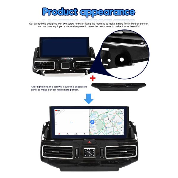 12.3 дюймовый сенсорный стерео для 20016-2020 Toyota CRUISER LC200 GPS навигационный мультимедийный проигрыватель беспроводный Carplay BT 4G