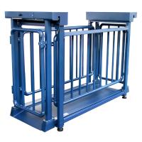 Balance électronique pour bétail en acier inoxydable robuste AC110V/220V 1,5t pour ferme, précis et fiable