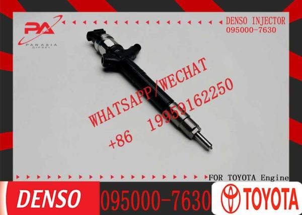 Excavadora de trens comuns bico do motor Diesel Peças Den so Injetor de combustível 095000-7630/23670-0R170 para To yota RAV4 Injetor