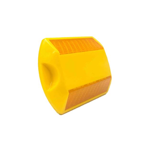 Driveway Safety Amber Plastic Road Reflectors Pavement Reflective Road Stud