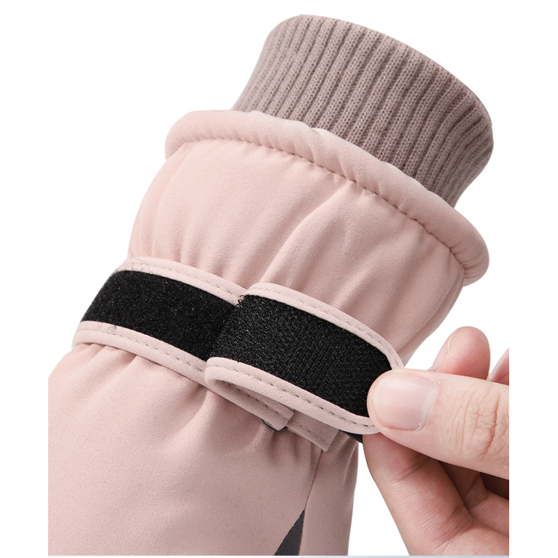 Snowboarding Windproof Thermal Winter Waterproof Kids Ski Gloves Cold Weather Thickened Girls Outdoor Snowboard Skiing Gloves
