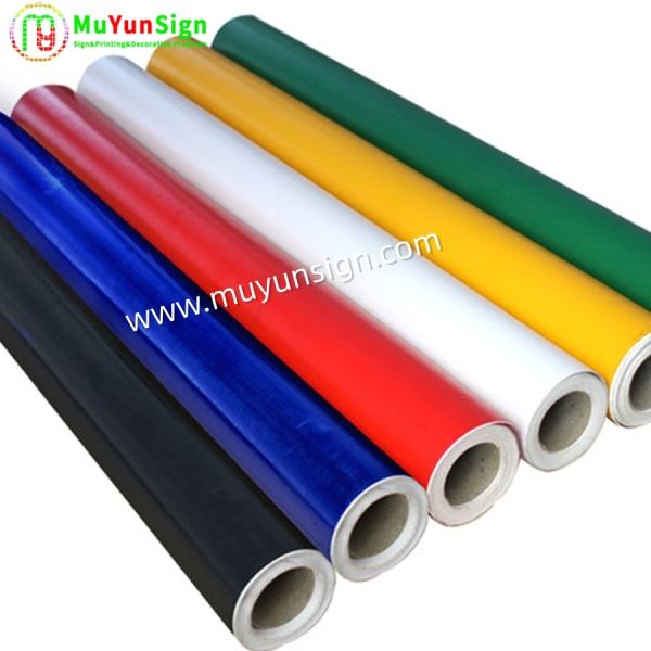 Color Cutting Car Decal Vinyl Lettering Film Self Adhesive