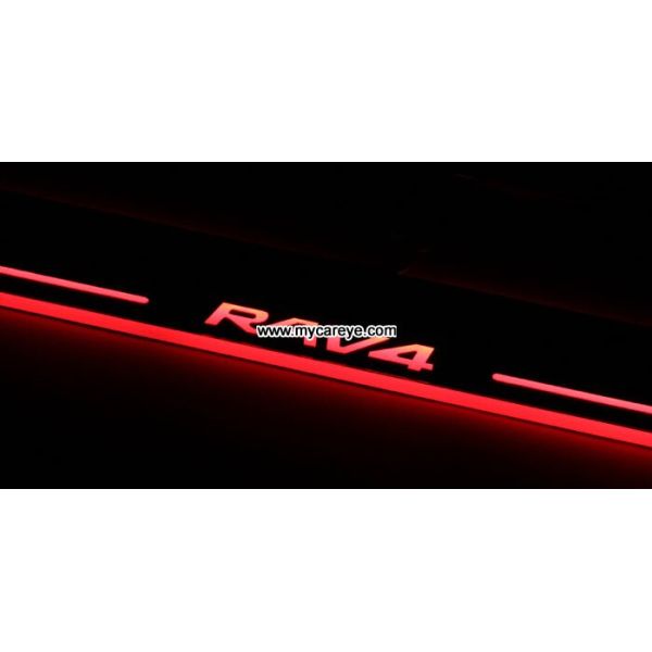 Toyota RAV4 car door welcome lights LED Moving Door sill Scuff for sale