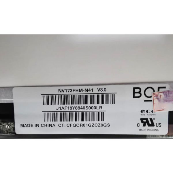 17.3 Inch 1920*1080 LCD SCREEN PANEL DISPLAY Replacement maintenance NV173FHM-N41 V8.0