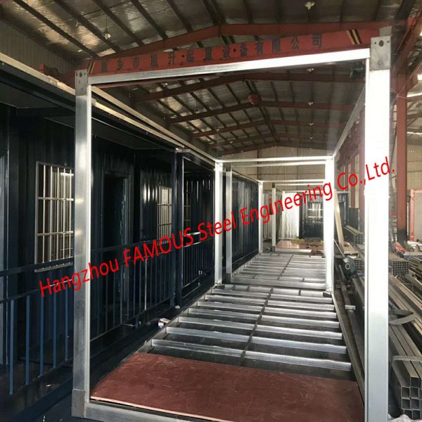 Жилищное строительство роскошного Префаб украшения модульное с ванной комнатой/кухней/Вашбасин/спальней